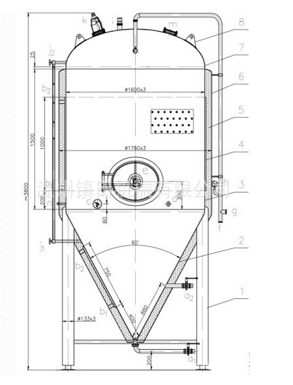 Stainless Steel Fermenting Tank Barrels Equipment For Pharmaceutical Biotechnology