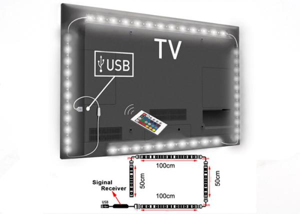 OEM USB LED Strip RGB Flexible 5050 SMD HDTV Desktop TV Background Bande strip lighting