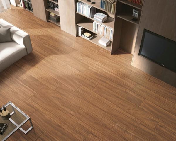 Beige Wood Grain Porcelain Tile 150x900mm 0.05% Absorption