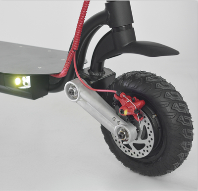 Черный электрический самокат пинком мотор 10 дюймов двойной с самоката дороги электрического легкого для того чтобы сложить