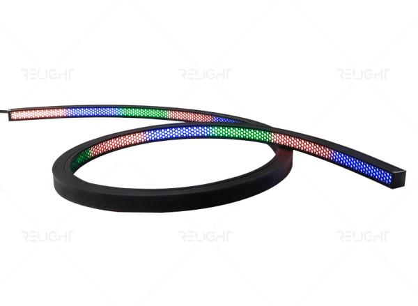 1921 Anti Glare Free Bend LED Wall Washer Strip Light 2835 15° 30° 25x45° IP67 RGB 60° 24V
