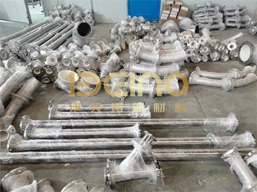 Corrosion Resistance Ceramic Sleeve Lined Pipe ODM ceramic tile lined pipe