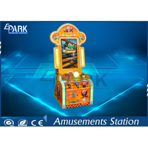 Machines commandées de jeu d'amusement de manette de Parkour de souterrain de poussoir de pièce de monnaie d'enfants