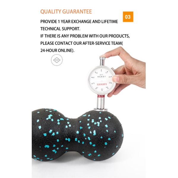 24CM Adjustable EPP Peanut Foam Roller Ball For Back Massage Roller Body Buliding