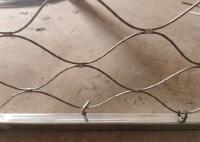 Diameter 3.0mm Balustrade Cable Mesh Fall Prevention Stainless Steel Rope Mesh 7x7