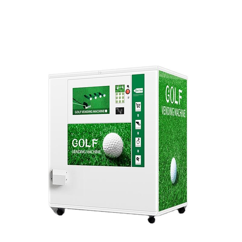 Haloo 22 inch advertising intelligent high-definition screen outdoor golf vending machine with large capacity automatic serve