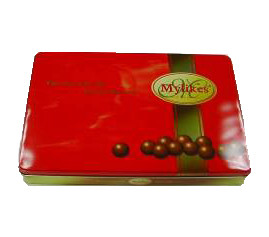 PMS Candle Packaging Cmyk Gloss Varnish Metal Tin Box