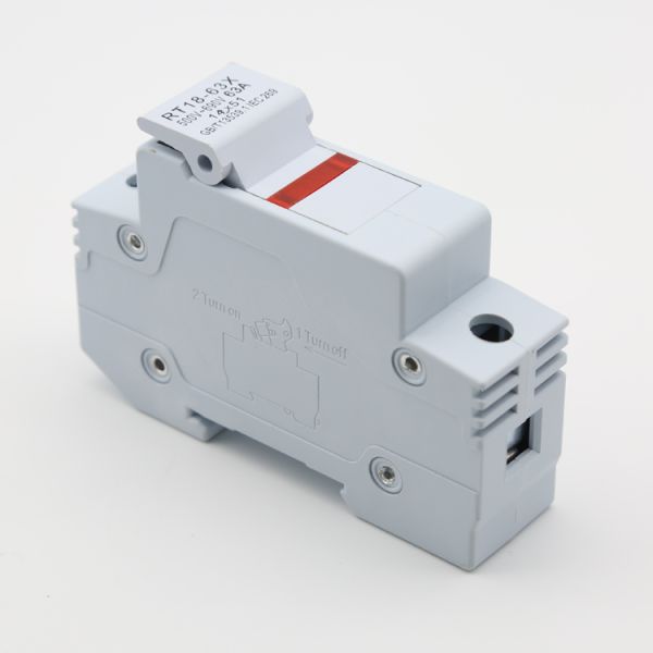 63A 690V DIN Rail Mount RT18-63X 14x51mm Цилиндрический однопольный держатель предохранителя 1P