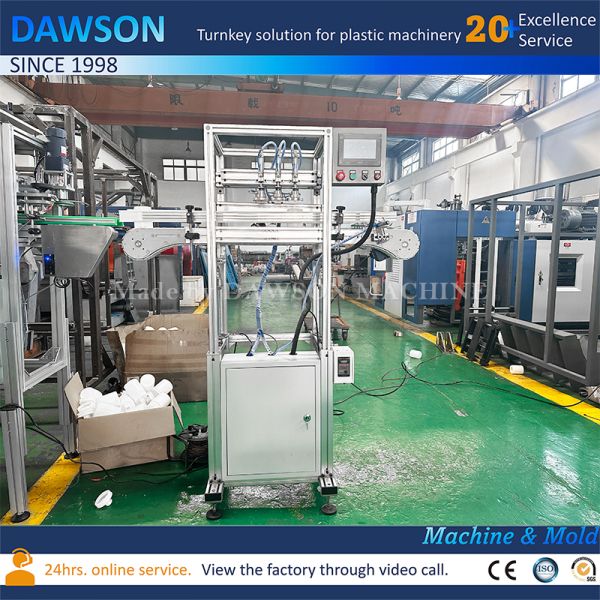 Automatic Single Station 5-Head Extrusion Blow Molding Machine for Wide Mouth HDPE Canisters