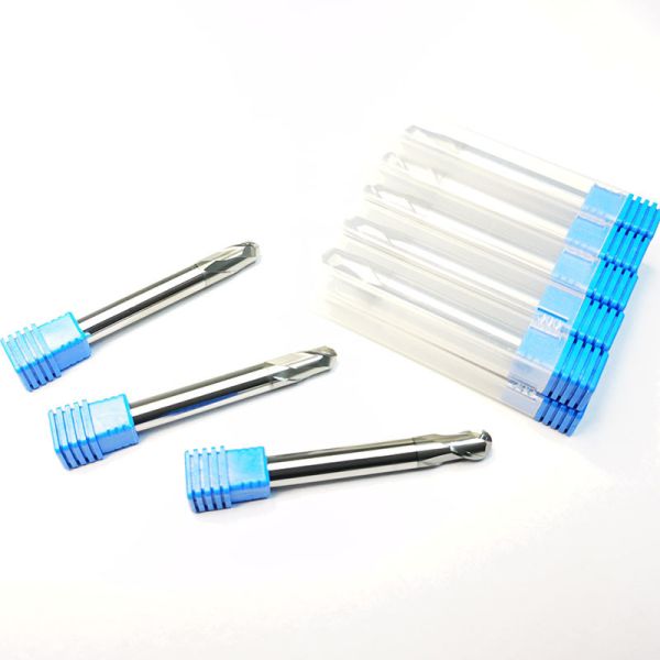 Solid Tungsten Carbide 2 Flutes D8R4 Ball Nose End Mills Hrc65 ST