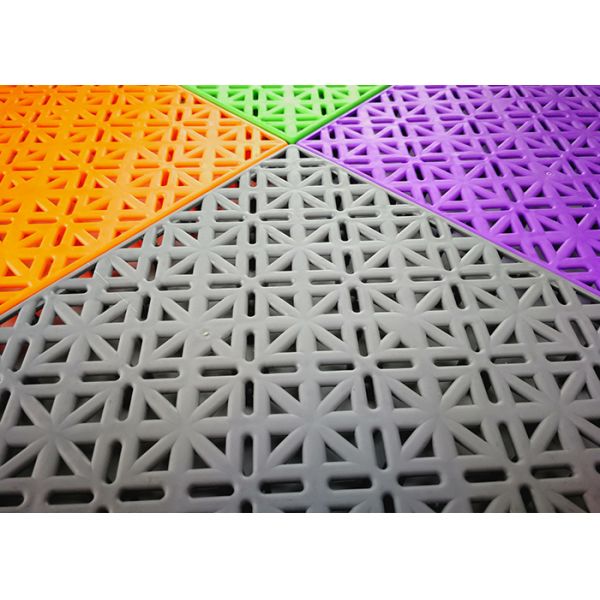 Портативный настил площадки для бадминтона, доработанная циновка синтетики бадминтона ПП