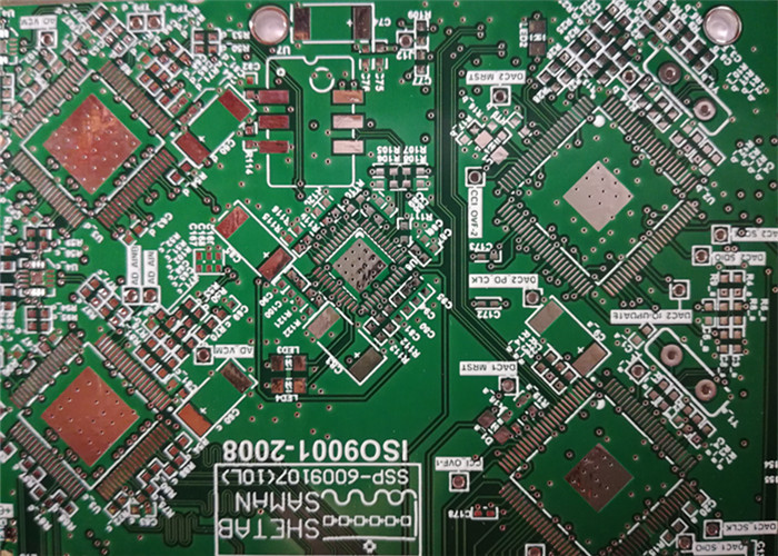 OEM 4-слойные электронные печатные платы FR4 материал ENIG 1u' Gold Finger Solder Mask.