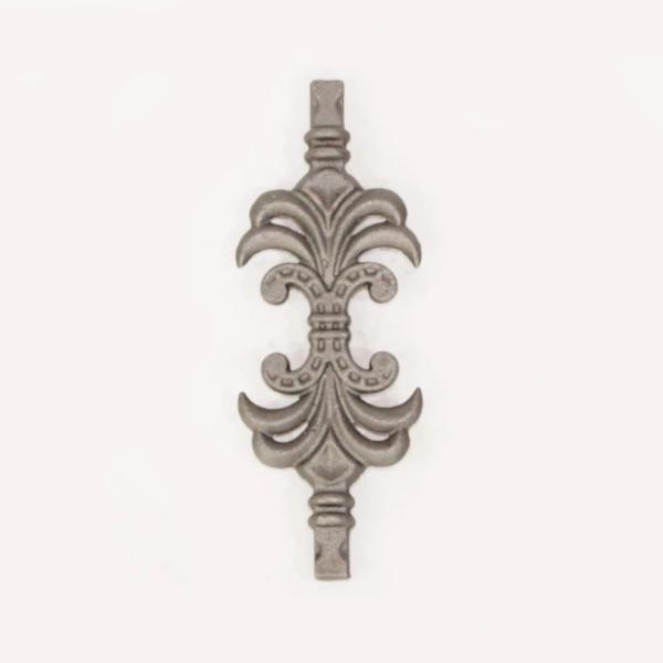 Wrought Iron Decorative Iron Pieces Handrail Fittings Anti Rust Custom Design