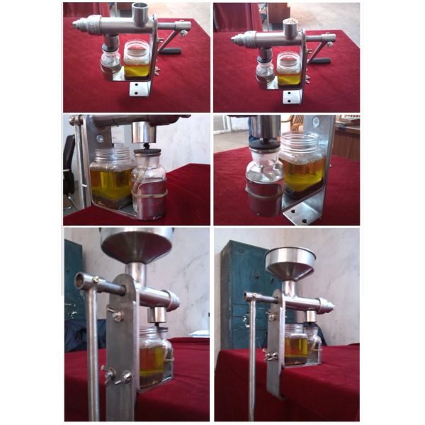 Product Capacity of 1-2kg/h Household Mini Oil Pressing Machine for Custom-made Castor Peanut and Sesame Oil Extraction