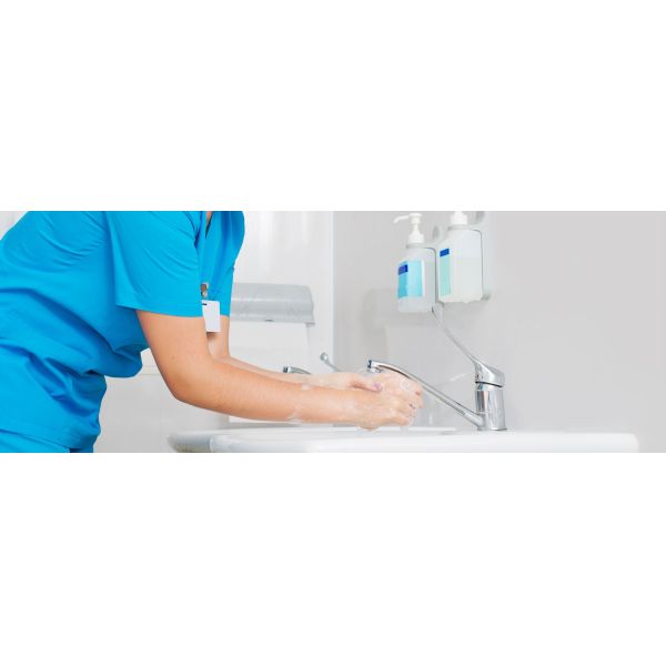 Wall Mounted SS304 Hand Soap Bottle Holder Elbow Operated For Health Care