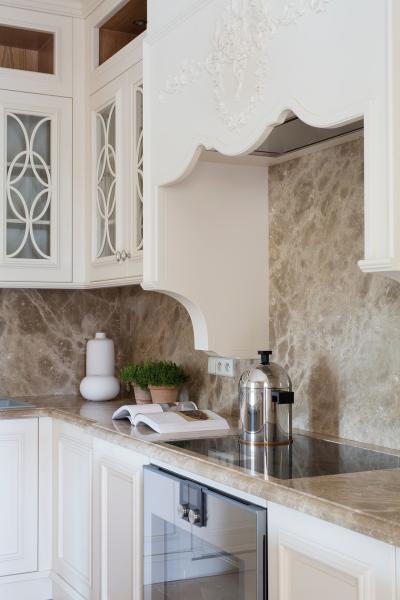 Moderno Designs High End Acessível Móveis personalizados Pequenos Armazéns de cozinha de melamina em forma de L
