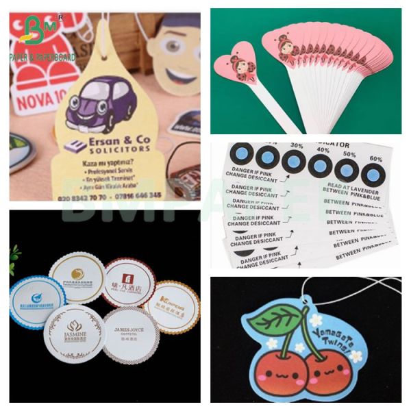 Хороший аромат поглощающий Белый 1,2 мм 1,5 мм Автомобильные освежители воздуха Бумажный лист