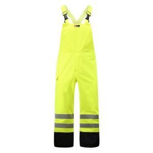 Offshore EN343 Rain Proof Workwear Breathable Hi Vis Bib Overalls