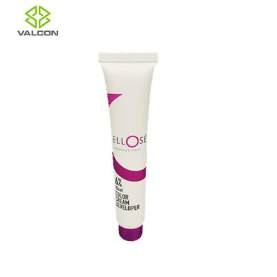 Customized Shampoo Tube Packaging UV Screw Cap Diameter 25 MM For Hair Dye