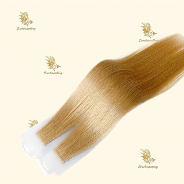 Straight Style Remy Double Drawn Invisible Tape in Hair Extensions European Remy Hair