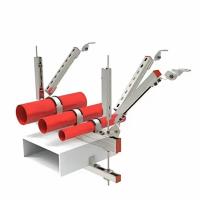 Le support sismique pour tuyaux et les supports sismiques réglables en argent 600-1200 mm