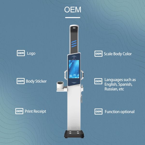 Pharmacy Weighing Balance Body Composition Analyzer with 19