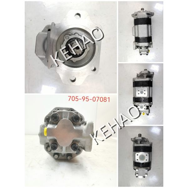 Customize Hydraulic Gear Pump 705-95-07081 Iron and Aluminum alloy materials Oil Transfer Pump SDR(30)63+50+SBR6 for Agricultural Machinery