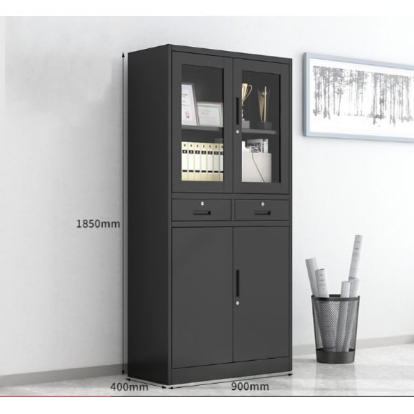Storage Cabinet with 4 Doors and Adjustable Shelves Metal File Cabinet Manufacturers Metal Cupboard Steel Storage Filing Cabinet