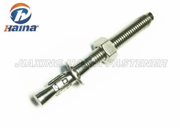 Stainless Steel Concrete A2 A4 Machine Thread Wedge Anchors bolts and Nuts
