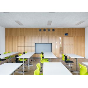 Soundproof Aluminum Partition Wall with LED Lighting 30dB