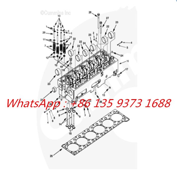 Cummins Qsx15 Intake Exhaust Valve 4965868 4059216 4059326 3685996