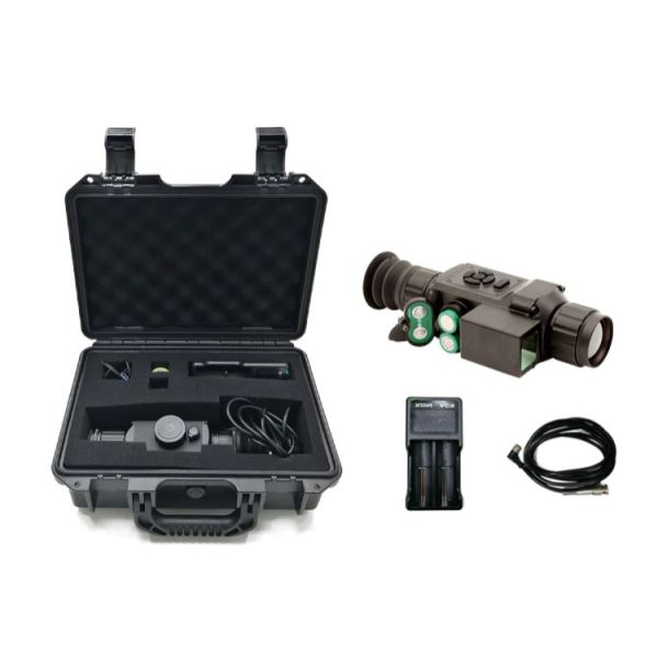 Outdoor Sports Thermal Imaging 600m LRF 384x288px IP67 IR Gun Thermal Sight