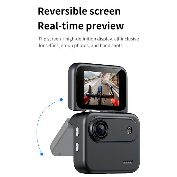 Compact 4K Ultra-Definition Action Camera Waterproof Shooting Sports Action Camera Y360