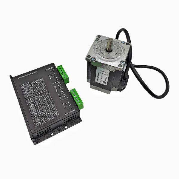 57CM23 Nema23 Stepper Motor Kit with DM542 Driver 2.3Nm Holding Torque 4.2A Peak Current and 25600 Steps Subdivision for CNC Machines