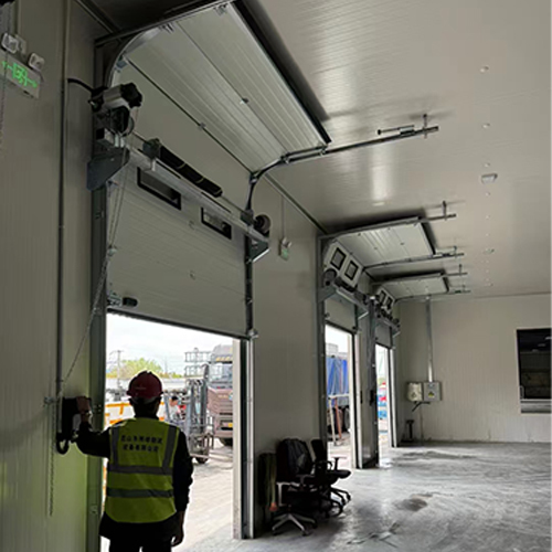 Industrial Sectional Doors 40mm 50mm 80mm Sectional Garage Door For Industrial Parks / Zones