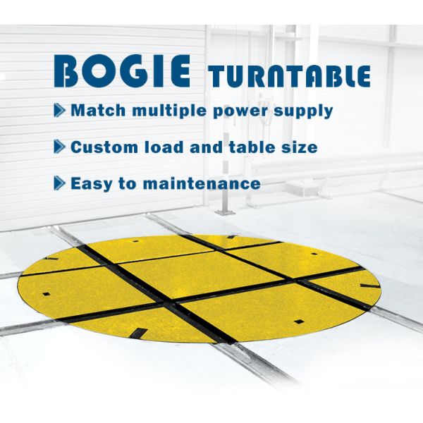 Industrial Electric Turntable with 30 Tons Load Capacity and 360 Degree Rotation for Enhanced Material Transfer Efficiency
