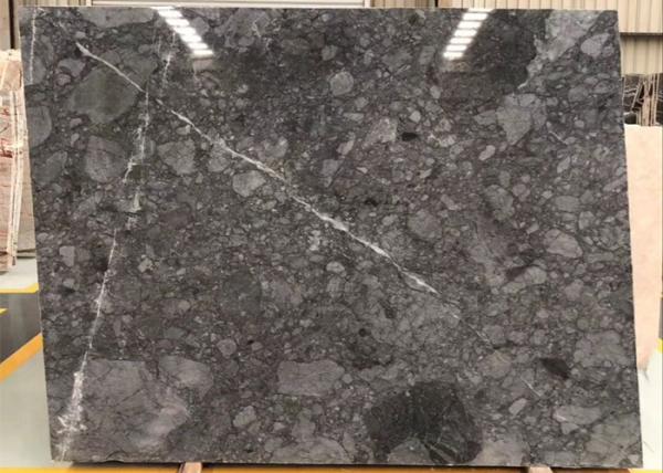 Modern Grey Marble Tiles , Gray Natural Stone Tile For Countertops