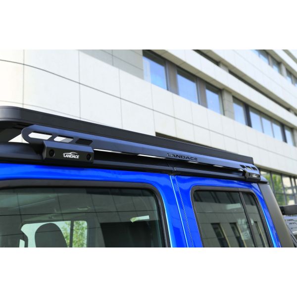Jeep Gladiator JT Roof Rack Kit with Black Powder Coating and 200kg Load Capacity