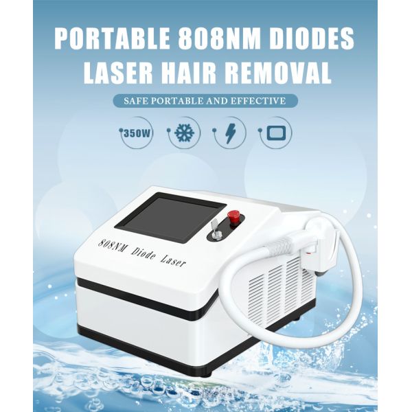 CE Approved 808 Diode Laser Hair Removal Machine 600W Painless Epilator