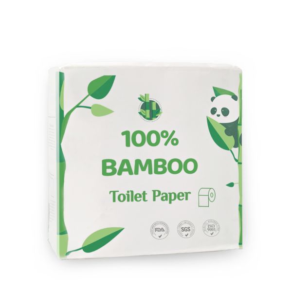 100% Original Bamboo Pulp Biodegradable Premium Quality 3 Ply Toilet Paper