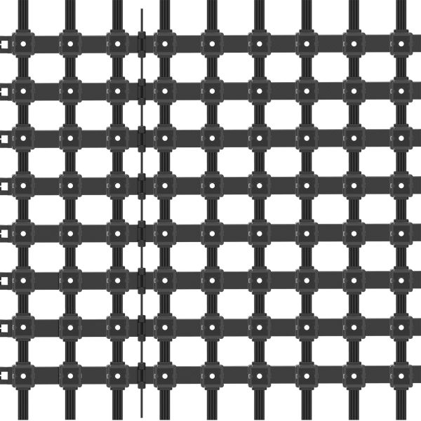 P62.5 LED Grid Screen Square RGB с 2Leds Pixel Light Injection Mesh