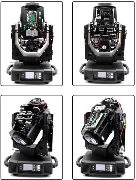 Pro Dj Disco Moving Head Disco Lights 350W Super Beam Spot Wash 3 In 1