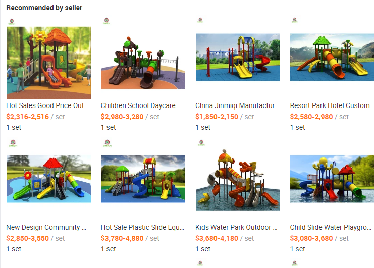 GMICH Slide And Swing Set Plastic Easy Installation Customizable