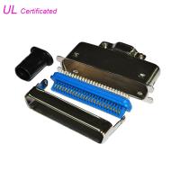 tipos solda masculina Pin Connector da DM de 14 24 36 50 Pin Centronic com saída reta do cabo