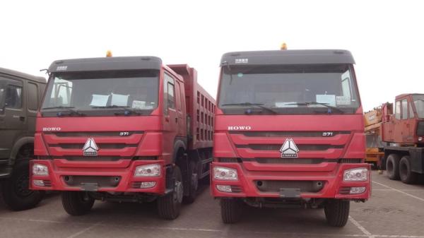 25 Ton Heavy Duty Dump Truck new 6x4 Howo Dump Tipper Truck Euro II/III Engine Red color