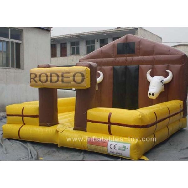 Напольные смешные раздувные игры Comercial электронный Bull спортов для малышей