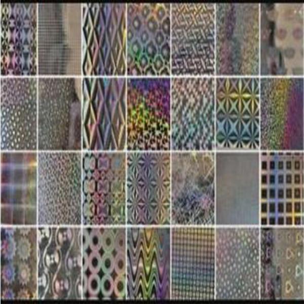 O estiramento transparente da laminação do filme da venda quente que imprime o arco-íris Contral solar holográfico lamina