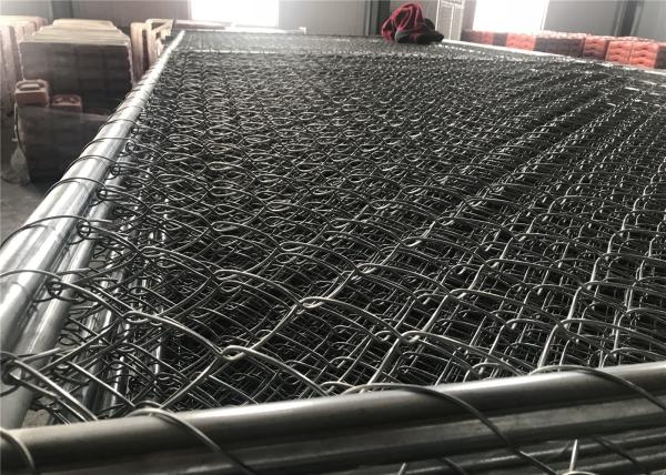 Chain Link Construction Fencing Panels 6'x10'/9.5' Mesh 2.25x2.25 diameter 3.00mm Hot dipped Galvanized