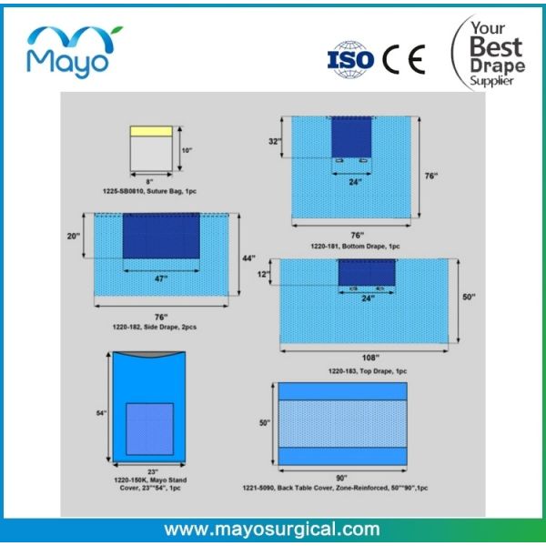 Disposable Sterile Large Universal Kit For Abdominal Surgery