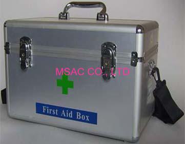 Doutor multifuncional First Aid Box, kit de primeiros socorros MS-FA-12 do metal com fechamento